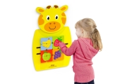 VIGA Drewniana Tablica Manipulacyjna Żyrafka Certyfikat FSC Montessori