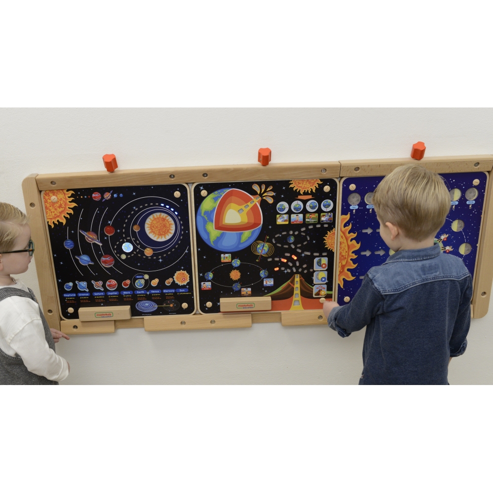 Edukacinė lenta MASTERKIDZ Saulės sistema-Žaislai, Lavinamieji žaislai, Veiklos centrai-e-vaikas
