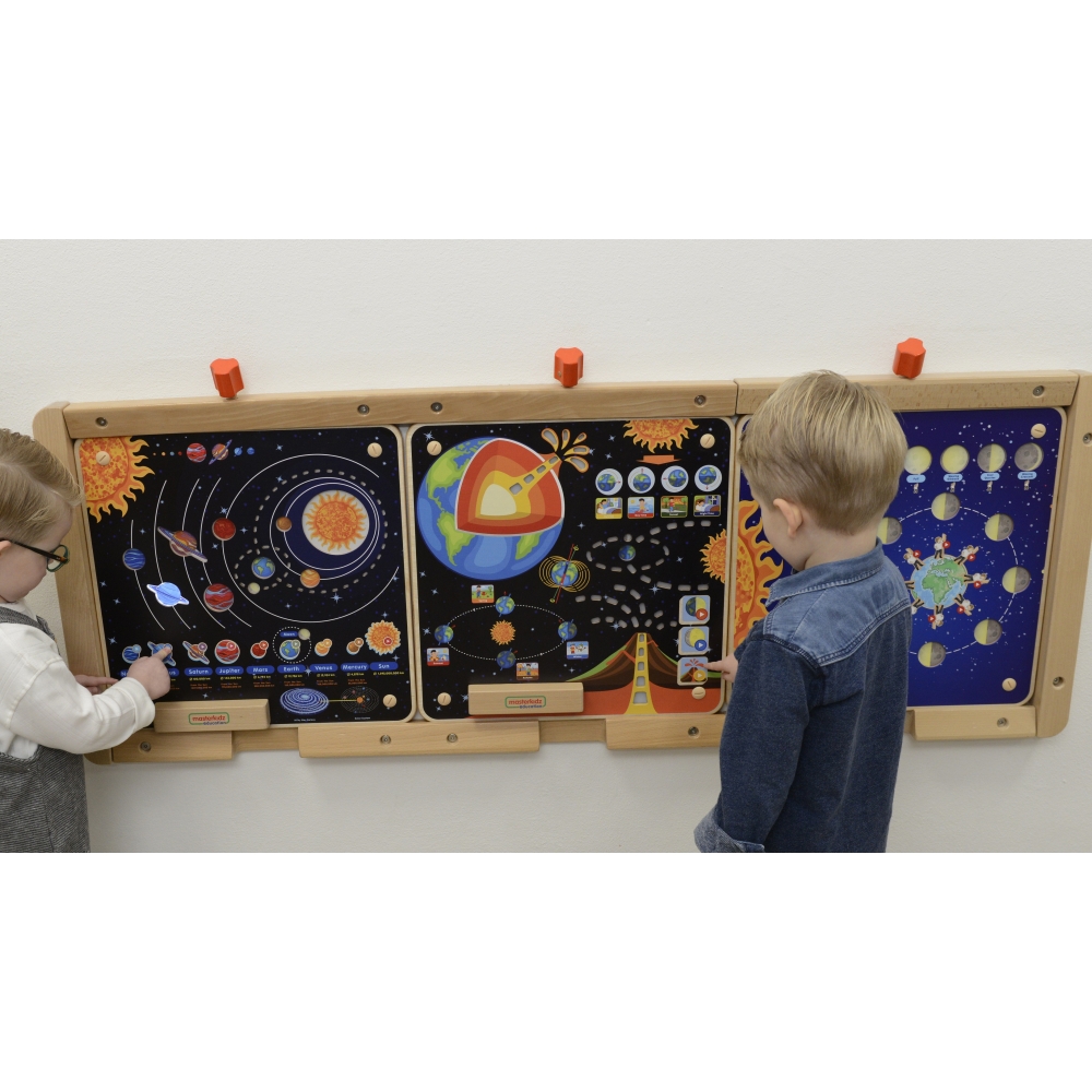Edukacinė lenta MASTERKIDZ Saulės sistema-Žaislai, Lavinamieji žaislai, Veiklos centrai-e-vaikas