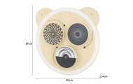 VIGA Drewniana Tablica Wirujące Punkty Certyfikat FSC