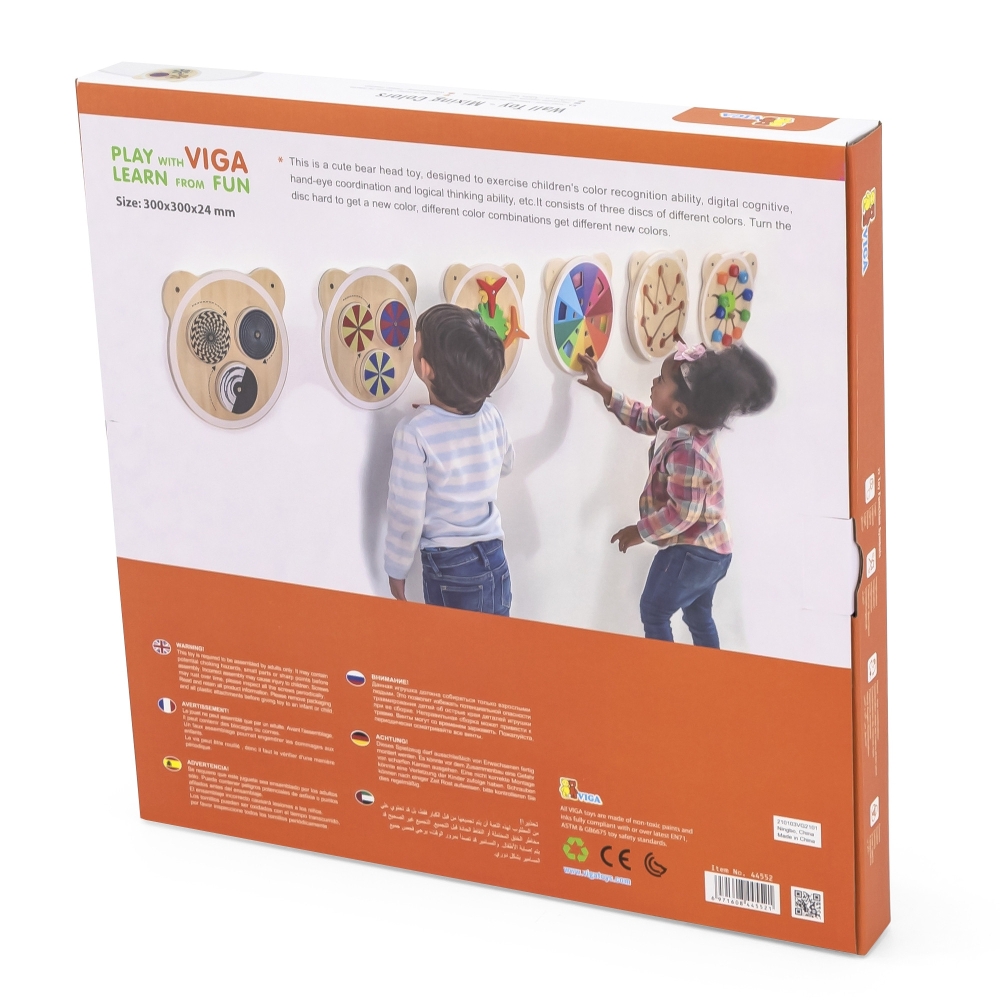 VIGA medinė spalvota lenta FSC sertifikuota Montessori