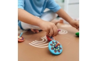 VIGA Colorful Wooden Spinning Top 1pc