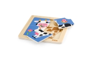 VIGA Handy Wooden Cow Puzzle