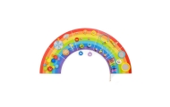 VIGA Wooden Sensory-Manipulation Board EDU Rainbow FSC Certificate