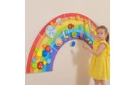 VIGA Wooden Sensory-Manipulation Board EDU Rainbow FSC Certificate