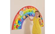 VIGA Wooden Sensory-Manipulation Board EDU Rainbow FSC Certificate