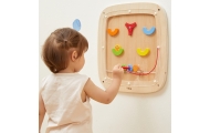 VIGA Drewniana Tablica Manipulacyjna Sensoryczna Gra w Pinball
