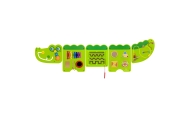 VIGA Crocodile Manipulative Sensory Board FSC Montessori Certificate