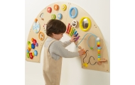 Medinė lanko sieninė edukacinė lenta VIGA Montessori-Žaislai, Lavinamieji žaislai, Veiklos centrai-e-vaikas