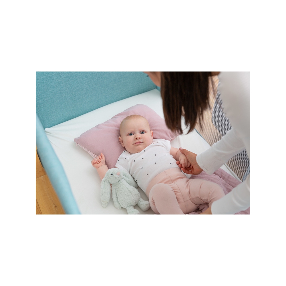 Kelioninė lovytė-maniežas Caretero BASIC PLUS, Grey-Miegui, Maniežai-e-vaikas