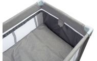 Kelioninė lovytė-maniežas Caretero BASIC PLUS, Grey-Miegui, Maniežai-e-vaikas