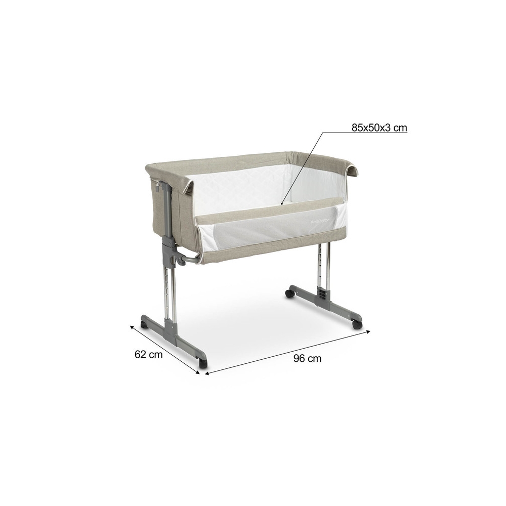 Kelioninė lovytė-lopšys Sleep2gether, Grey