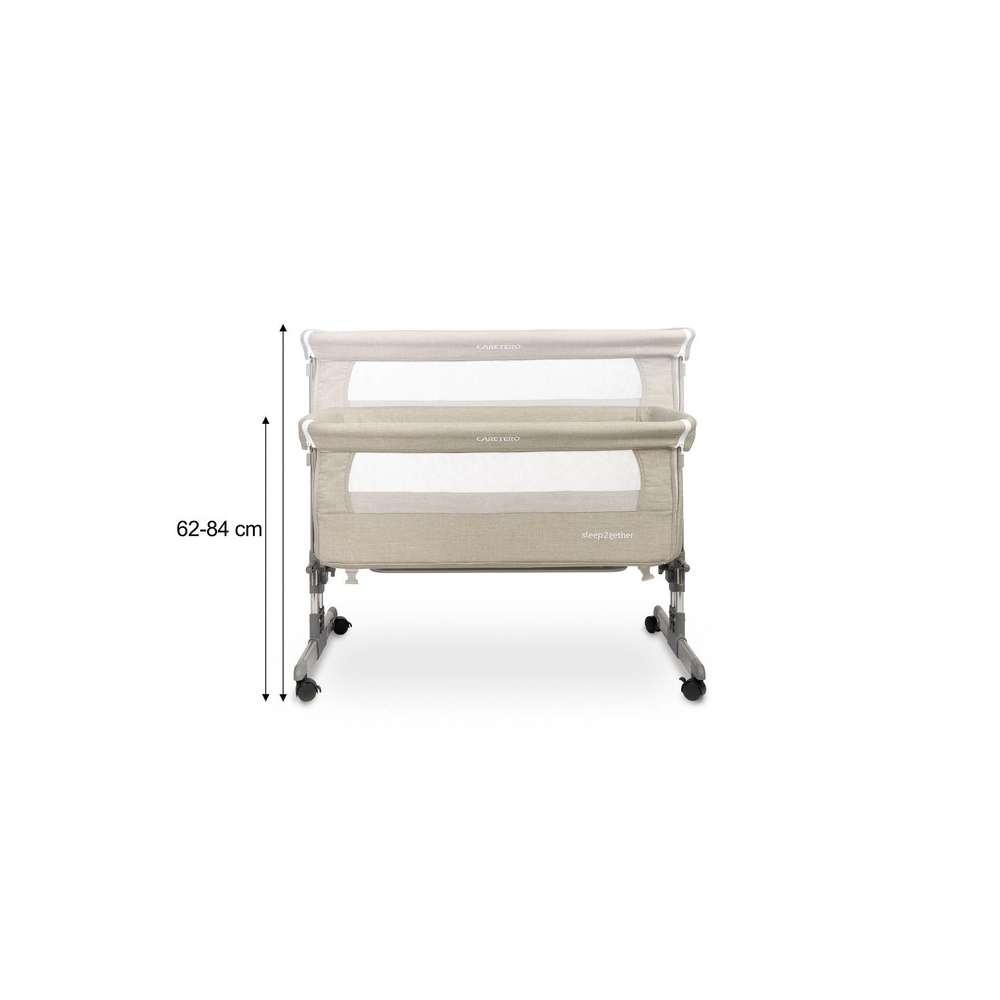 Kelioninė lovytė-lopšys Sleep2gether, Grey