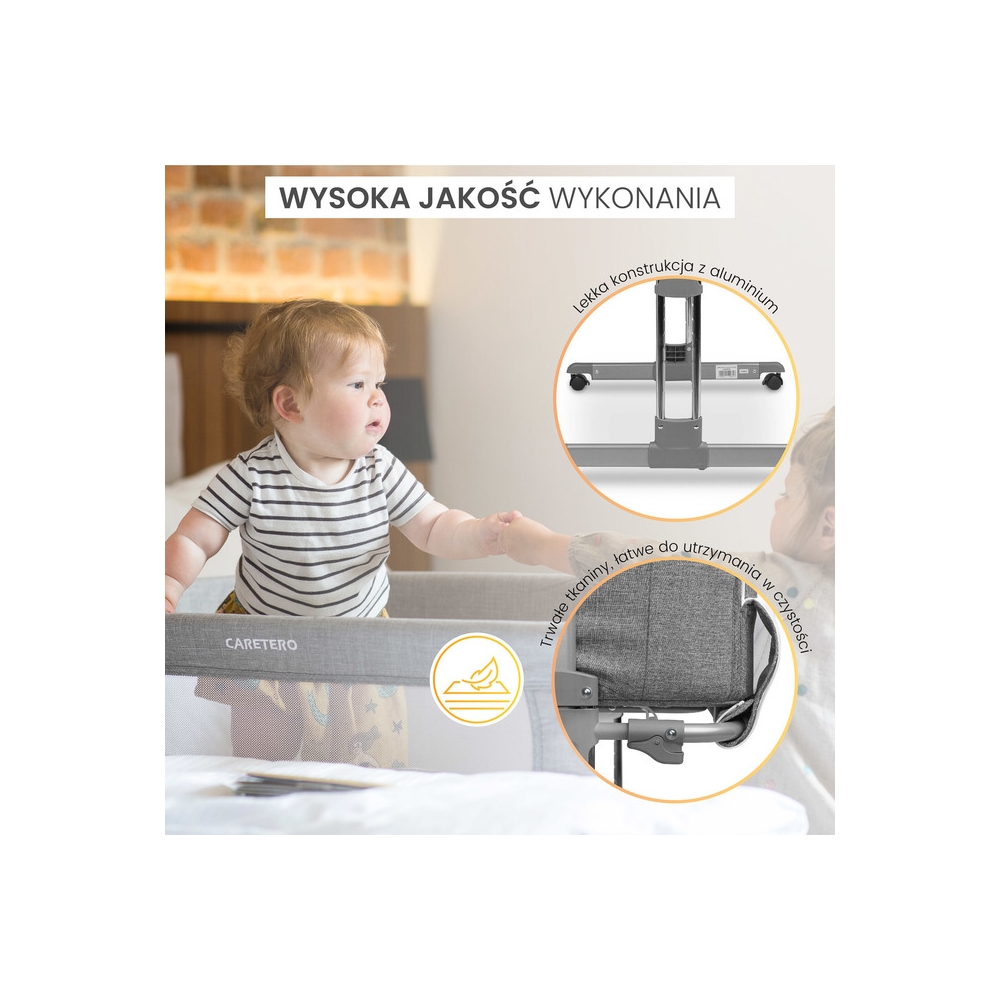 Kelioninė lovytė-lopšys Sleep2gether, Grey