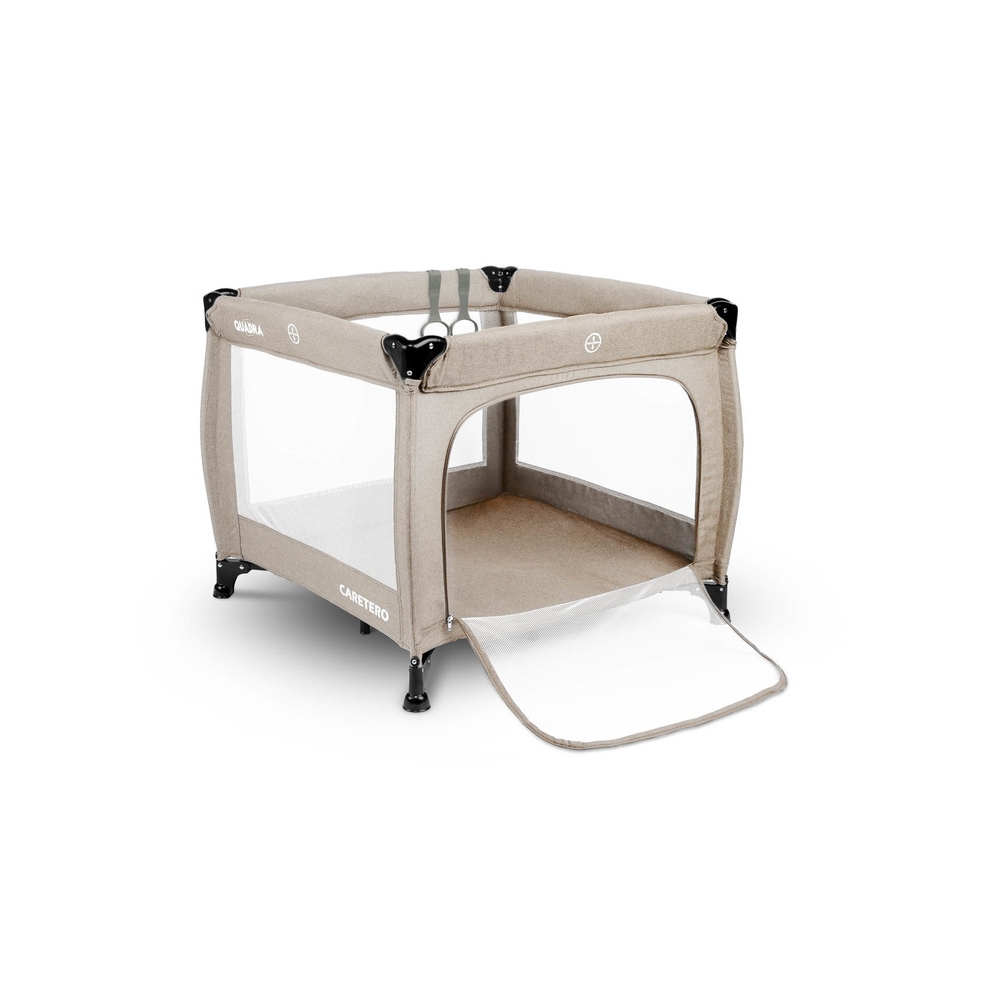 Maniežas - žaidimų aikštelė Caretero QUADRA, Brown-Miegui, Maniežai-e-vaikas