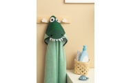 Rankšluostis Sensillo BathFriends 100x100, Žalias krokodilas-Priežiūrai, Vonios tekstilė, Rankšluosčiai-e-vaikas