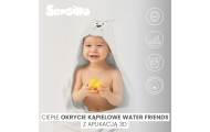 Rankšluostis Sensillo BathFriends 100x100, Žalias krokodilas-Priežiūrai, Vonios tekstilė, Rankšluosčiai-e-vaikas