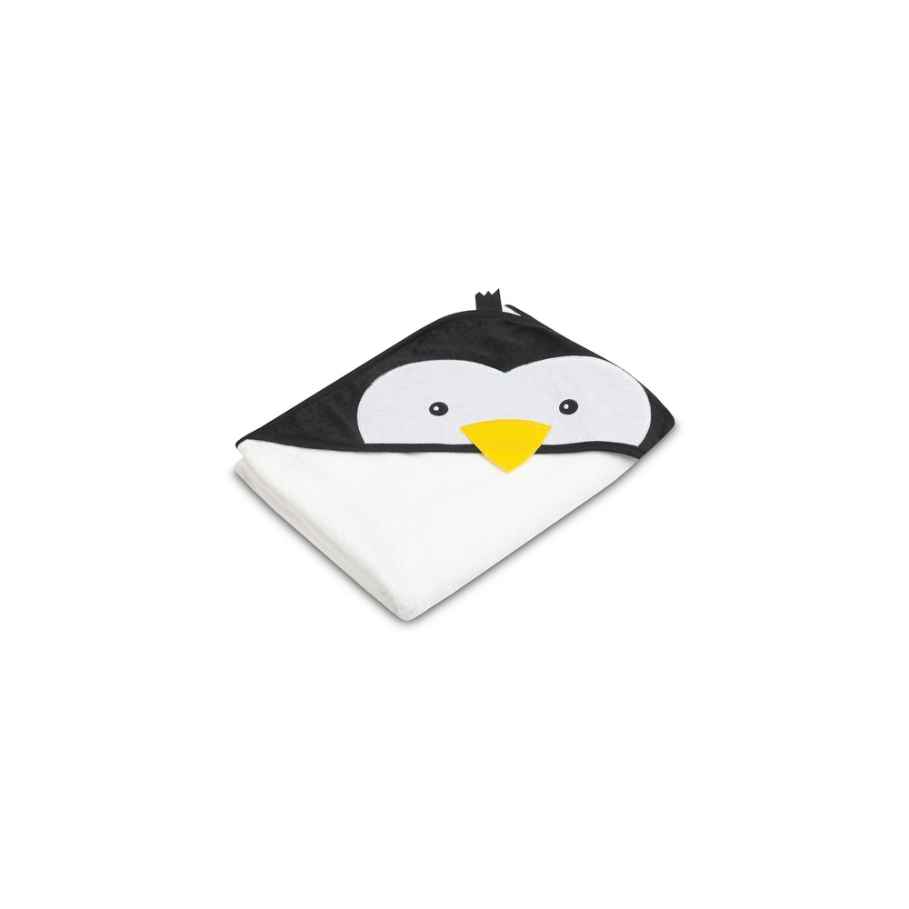 Rankšluostis Sensillo BathFriends 100x100, Baltas pingvinas-Priežiūrai, Vonios tekstilė, Rankšluosčiai-e-vaikas