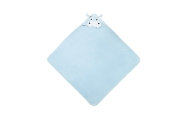 Rankšluostis Sensillo BathFriends 100x100, Mėlynas begemotas-Priežiūrai, Vonios tekstilė, Rankšluosčiai-e-vaikas