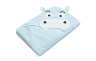 Rankšluostis Sensillo BathFriends 100x100, Mėlynas begemotas-Priežiūrai, Vonios tekstilė, Rankšluosčiai-e-vaikas