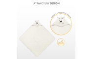 Rankšluostis Sensillo BathFriends 100x100, Mėlynas begemotas-Priežiūrai, Vonios tekstilė, Rankšluosčiai-e-vaikas