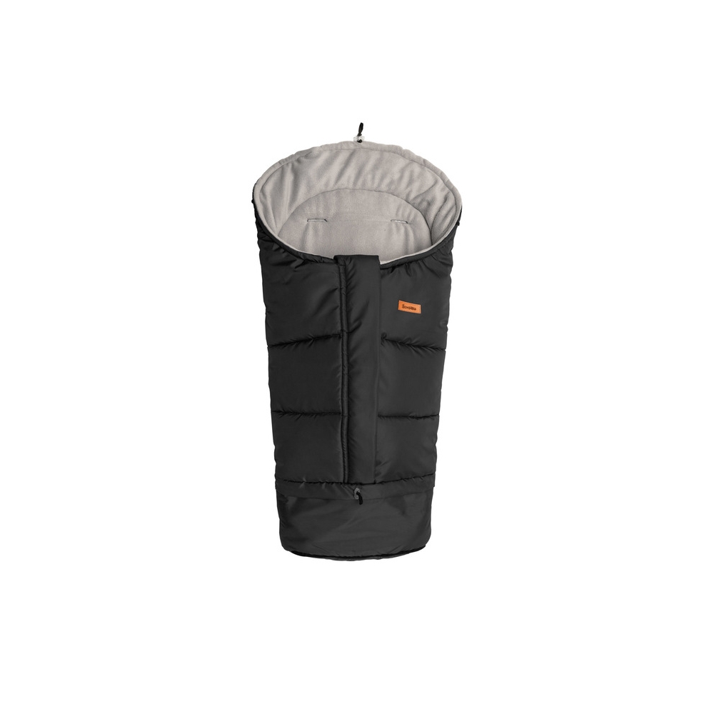 "COMBI 3in1" vilnonis miegmaišis - BLACK/GREY