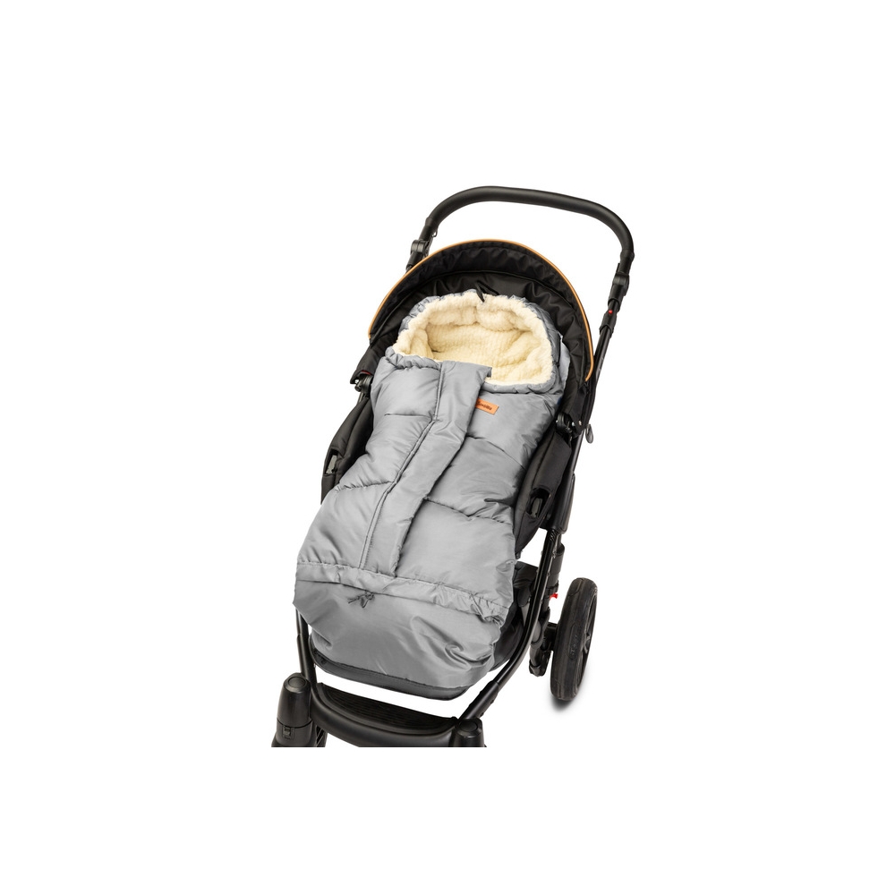 ŚPIWOREK COMBI 3w1 WEŁNA - GREY