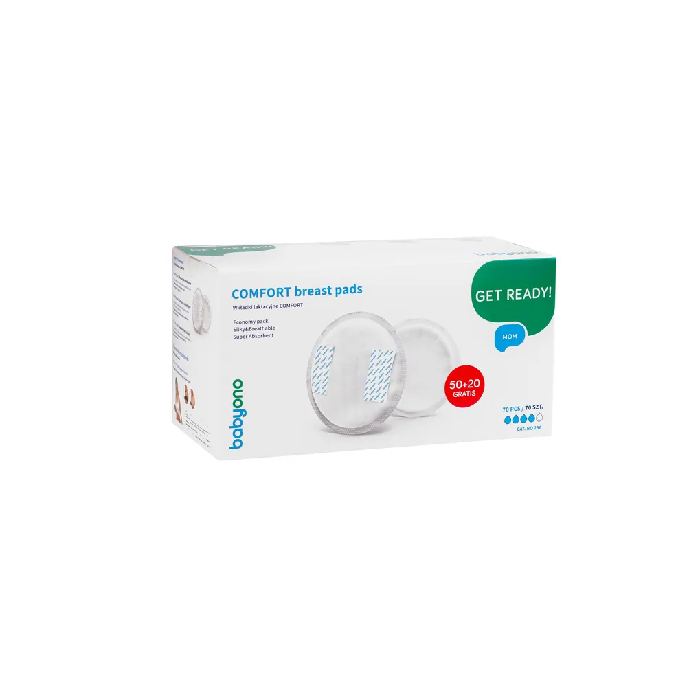 Įklotai į liemenėlę BabyOno Comfort 296, 70vnt-Priežiūrai, Mamų prekės, Įklotai į liemenėlę-e-vaikas