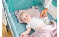 Kelioninė lovytė-maniežas Caretero BASIC PLUS, Graphite-Miegui, Maniežai-e-vaikas