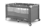 Kelioninė lovytė-maniežas Caretero BASIC PLUS, Graphite-Miegui, Maniežai-e-vaikas