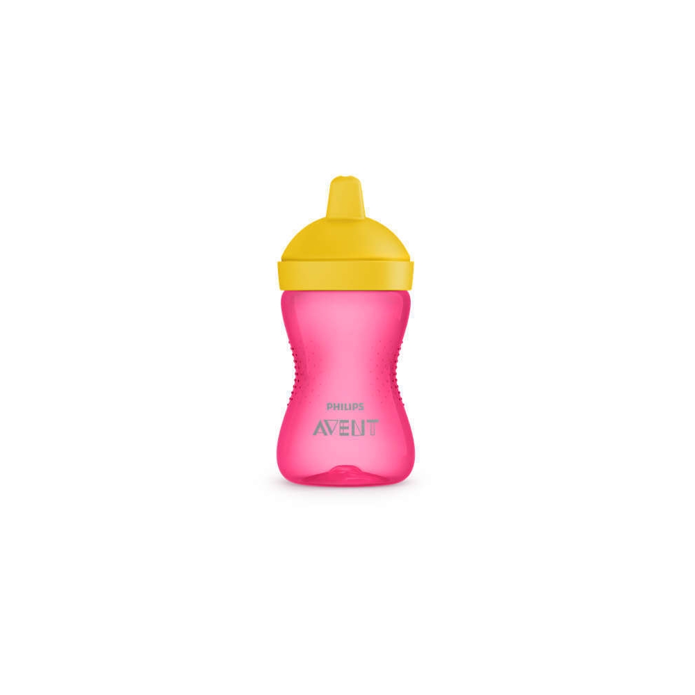 Gertuvė 300 ml su kietu kandikliu mergaitė PHILIPS AVENT-Maitinimui, Indai, įrankiai, gertuvės, Puodeliai, gertuvės-e-vaikas