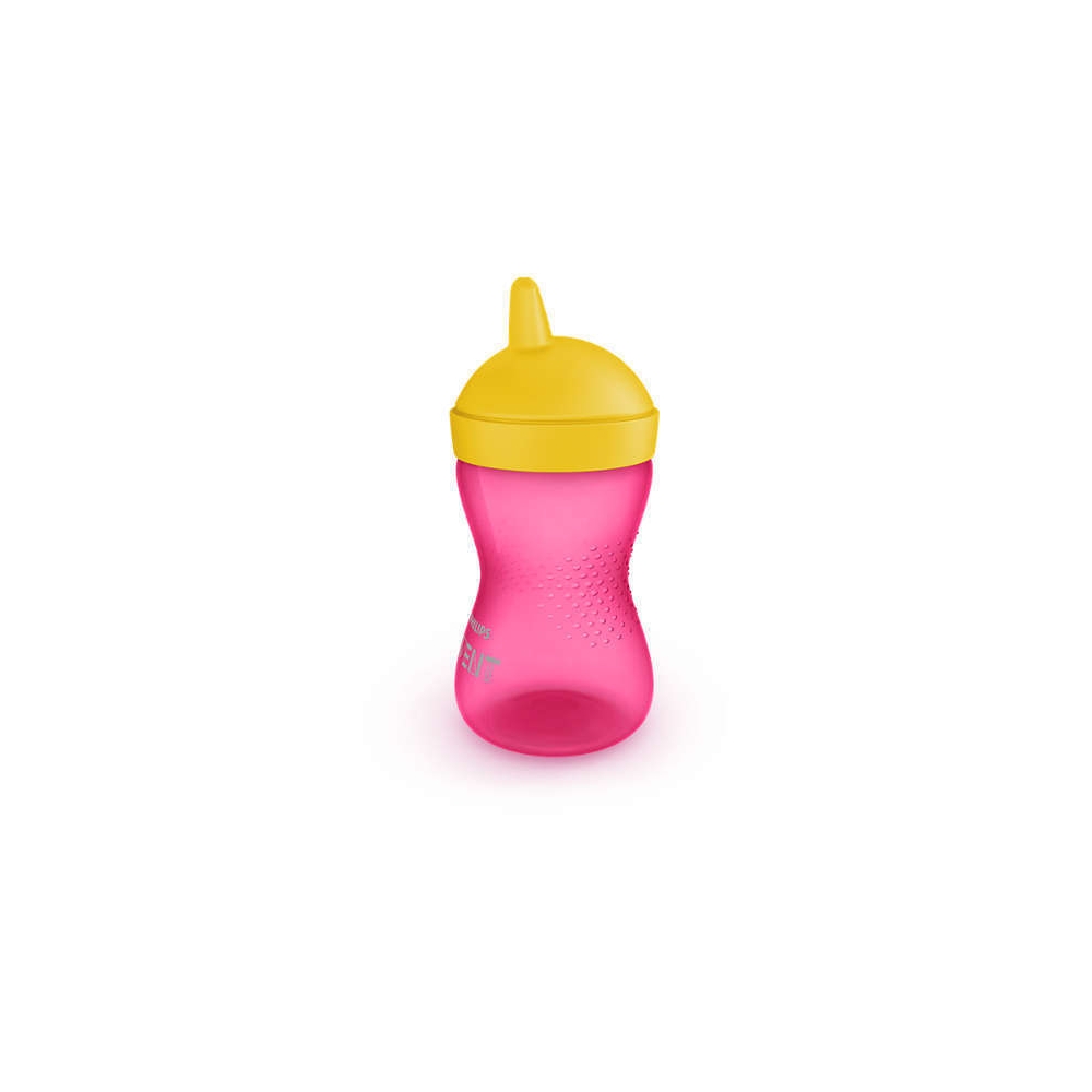 Gertuvė 300 ml su kietu kandikliu mergaitė PHILIPS AVENT-Maitinimui, Indai, įrankiai, gertuvės, Puodeliai, gertuvės-e-vaikas
