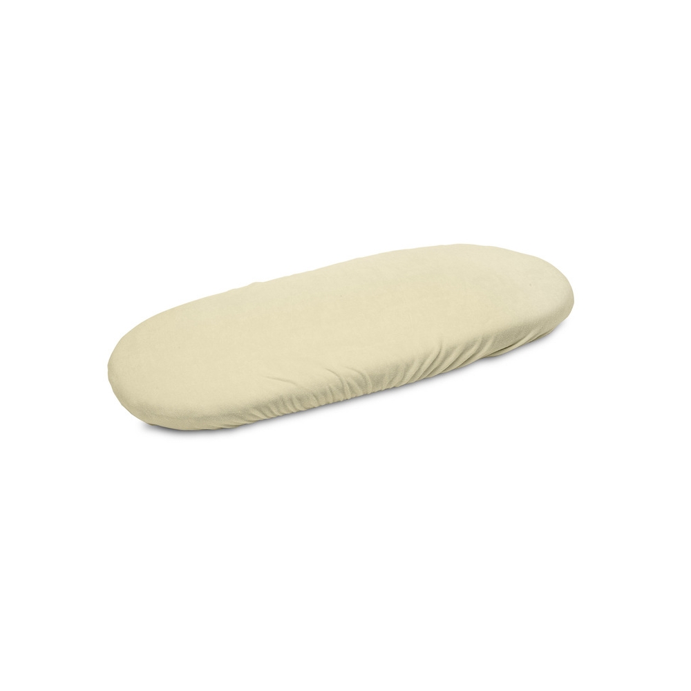Medvilninė vežimėlio paklodė Sensillo FROTTE 35x75, smėlio sp.