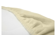 Medvilninė vežimėlio paklodė Sensillo FROTTE 35x75, smėlio sp.