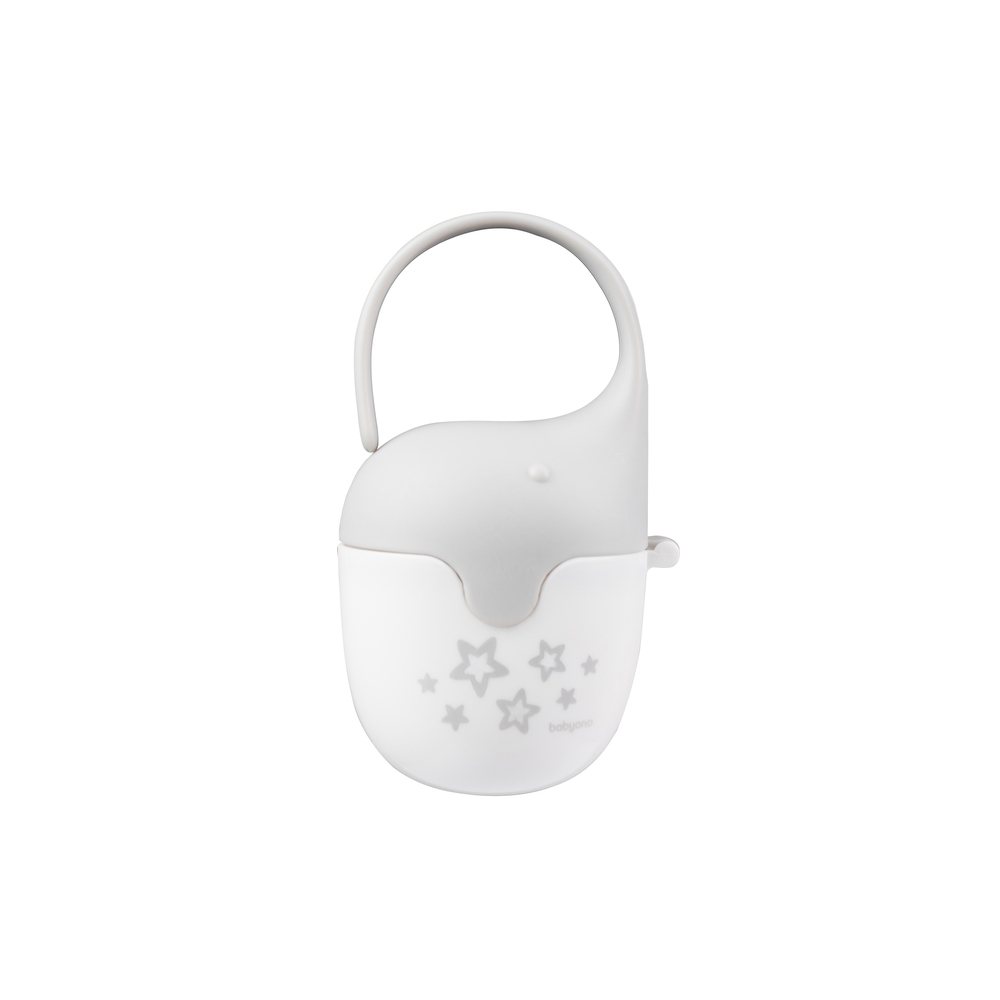 529/01 BabyOno SMOCKET HOLDER DREAMBOARD GRAY-Priežiūrai, Čiulptukai ir jų priedai, Čiulptukų priedai-e-vaikas
