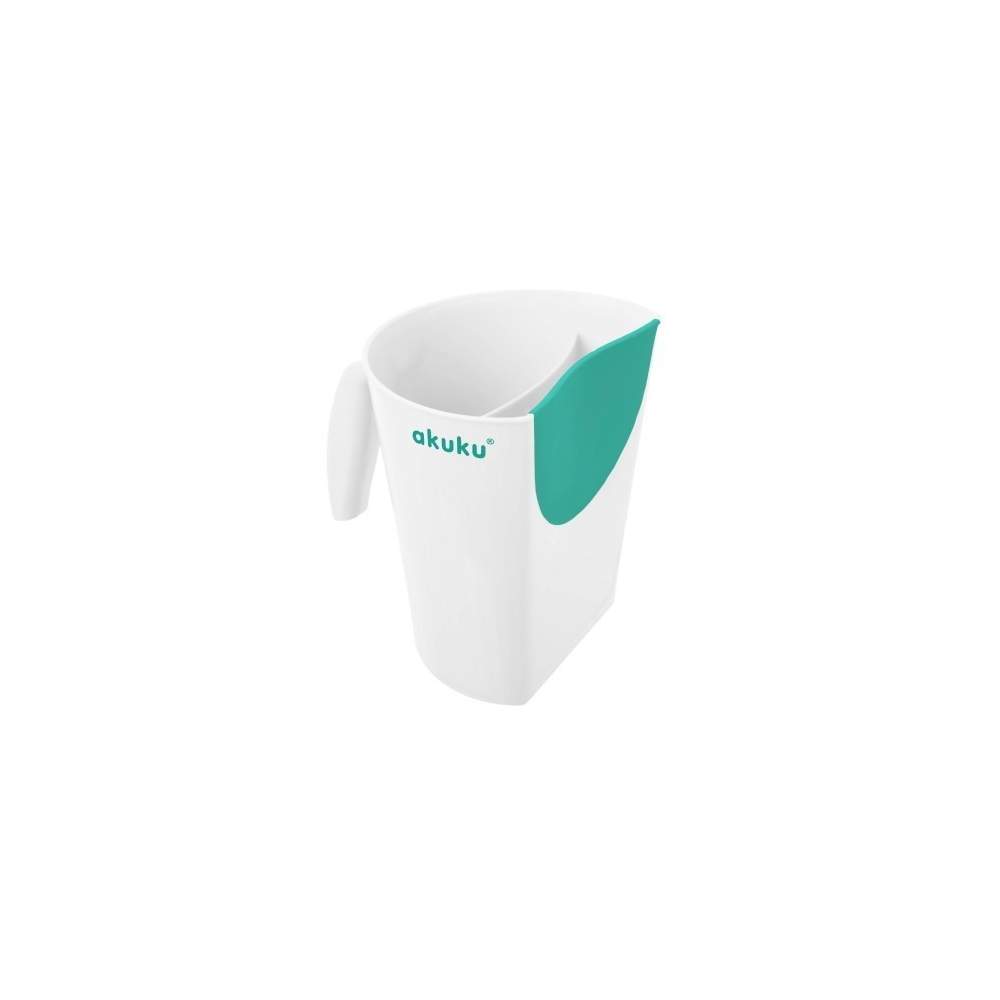 Plaukų skalavimo puodelis A0430 MĖTŲ BALTOS SPALVOS-Priežiūrai, Vonios higiena, Maudynių priemonės-e-vaikas
