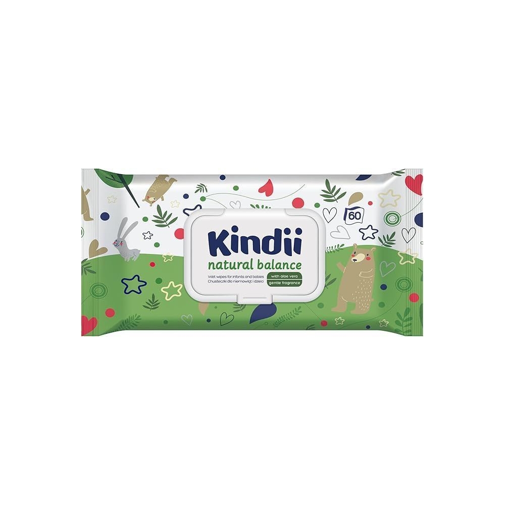 NATURAL BALANCE SERVETĖLĖS 60 VNT. 54930-Priežiūrai, Sauskelnės, servetėlės, paklotai-e-vaikas