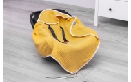 MUSTARD MUSLINE apvyniojimas automobilinei sėdynei 75x75