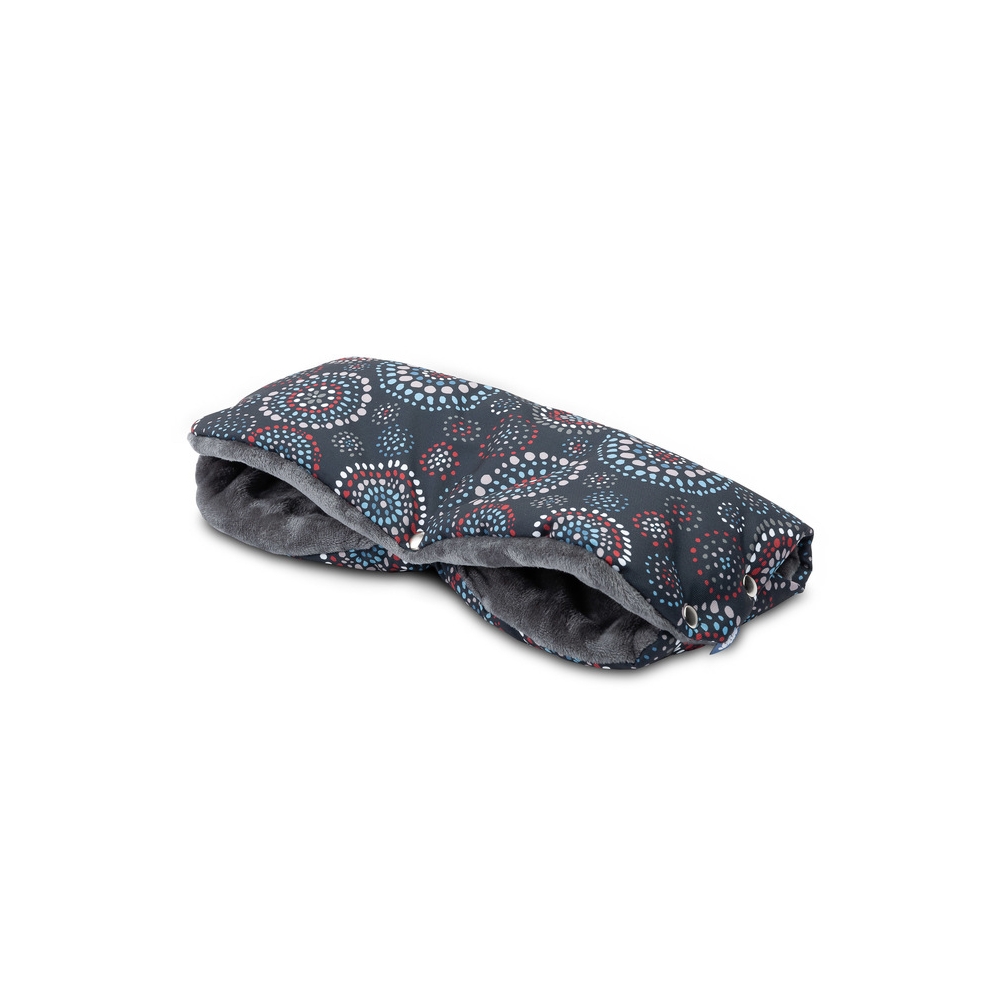 Vaikiško vežimėlio pirštinė/mova rankoms Sensillo Flisas, Black Rosettes