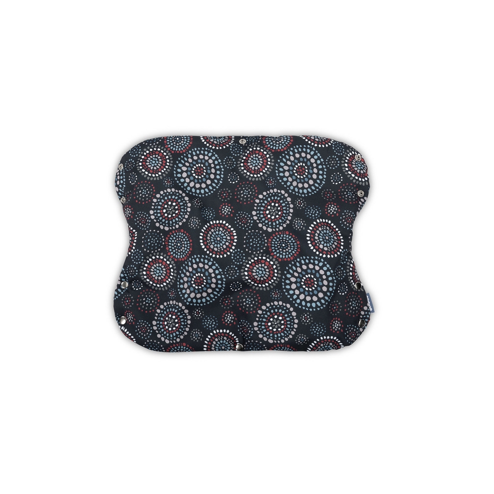 Vaikiško vežimėlio pirštinė/mova rankoms Sensillo Flisas, Black Rosettes