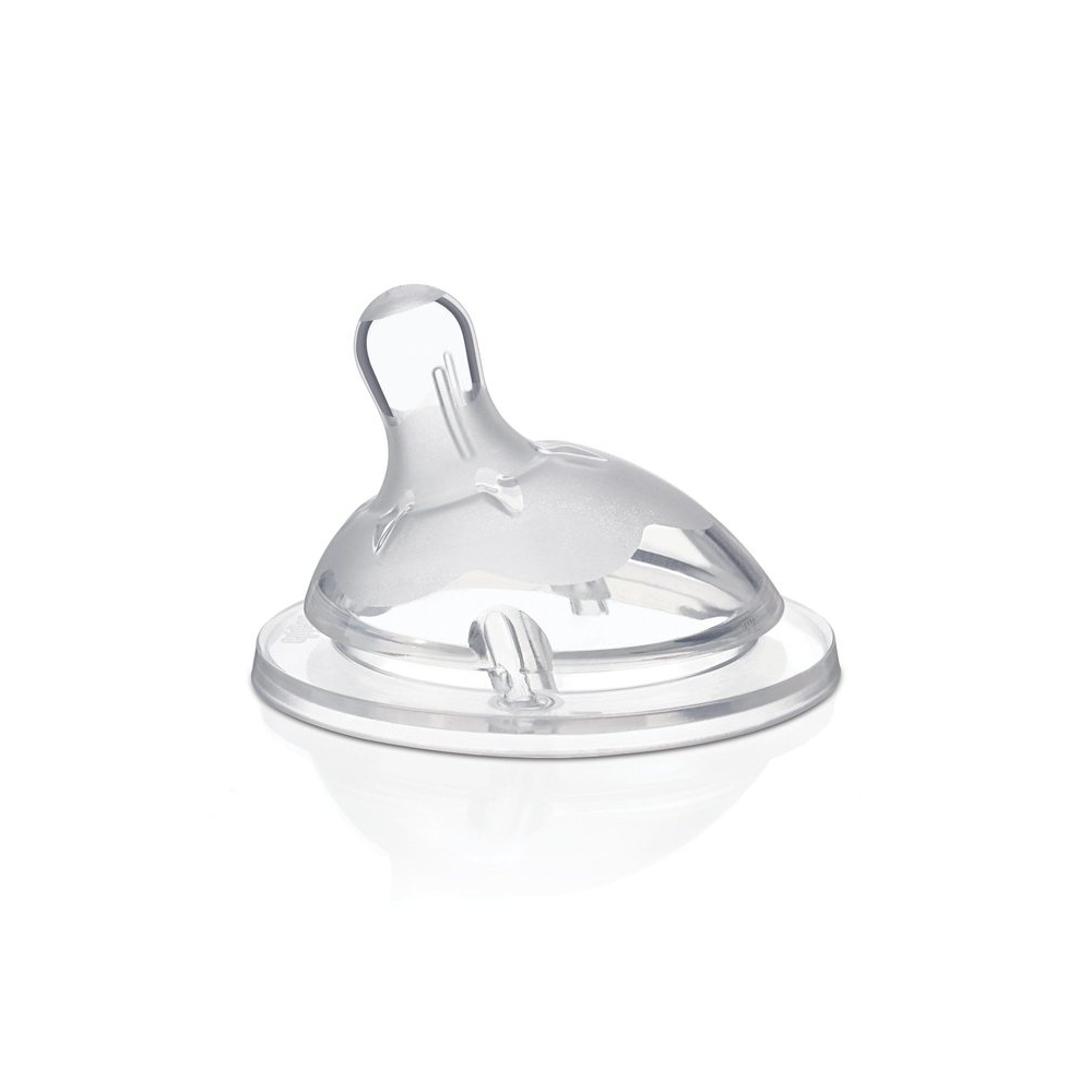 Žindukas 010424 NF SILIKONINIS BUTELIUKO NORMALUS 0+