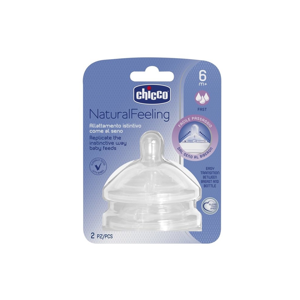 Silikoninis buteliuko žindukas 008254 NF QUICK 6+