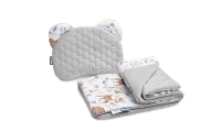 VAIKIŠKO VEŽIMĖLIO KOMPLEKTAS VELVET WHITE FOREST ADVENTURE-Miegui, Patalynė vaikams ir kūdikiams, Pagalvės, antklodės-e-vaikas