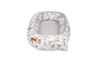 VELVET WHITE Miško nuotykių kokonas 80x45 + pagalvė-Miegui, Lopšiukai-e-vaikas