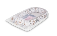 VELVET WHITE Miško nuotykių kokonas 80x45 + pagalvė-Miegui, Lopšiukai-e-vaikas