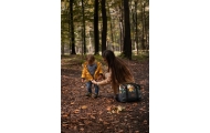 KREPŠELIS VAIKIŠKAM VEŽIMĖLIUI IŠ EKOLOGIŠKOS ODOS FOREST ADVENTURE WHITE