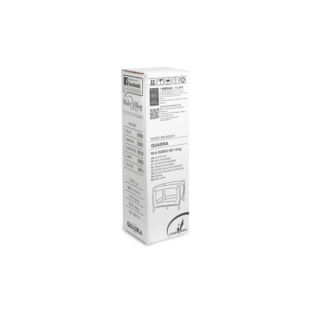 ŽAIDIMŲ AIKŠTELĖ QUADRA GRAPHITE-Miegui, Maniežai-e-vaikas