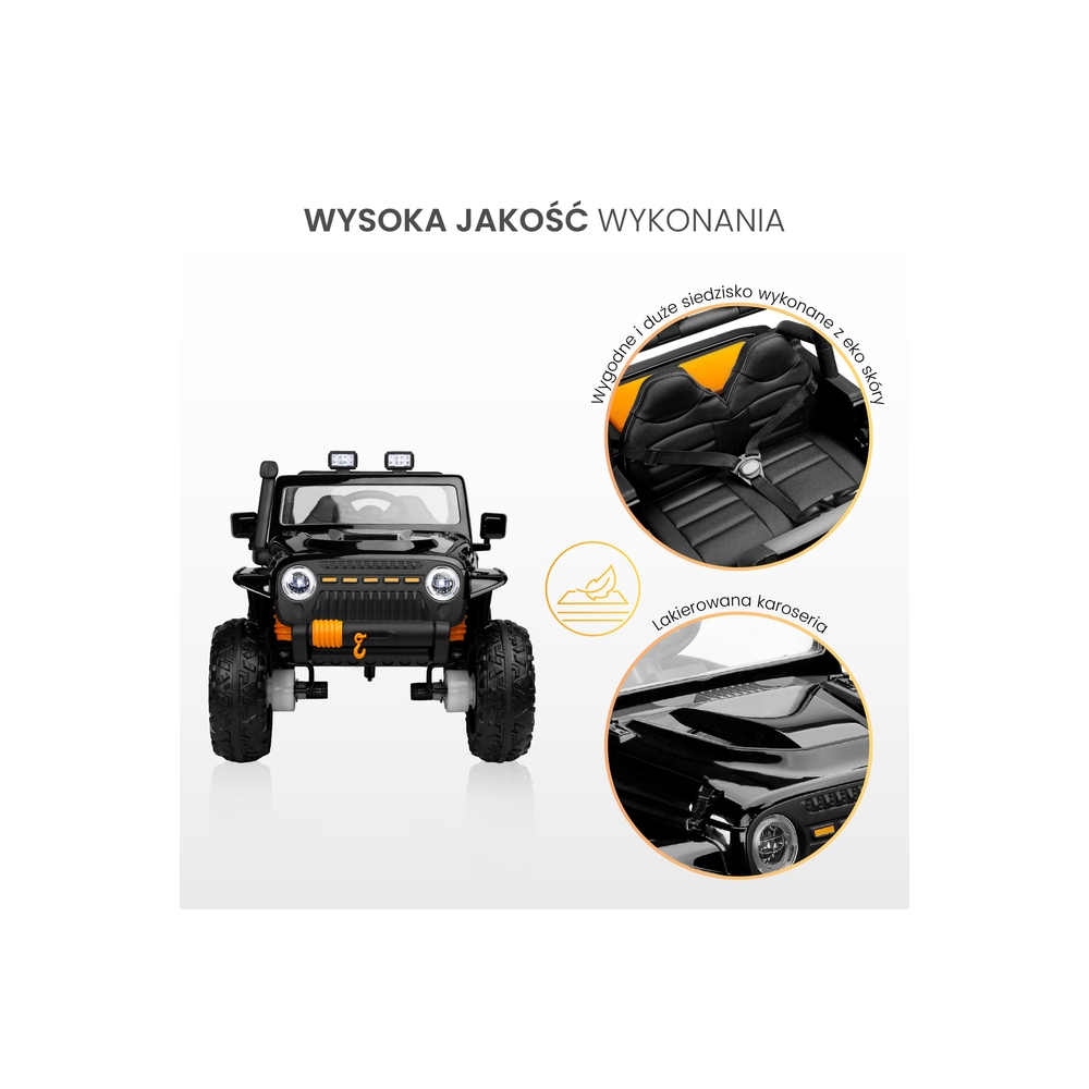 Elektromobilis Toyz Ringo, Black-Elektromobiliai vaikams, Visureigiai-e-vaikas