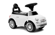 Paspiriama mašinėlė Toyz Fiat 500, White-Judėjimui, Paspiriamosios mašinėlės ir jų priedai, Paspiriamos mašinėlės-e-vaikas