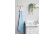 OKRYCIE KĄPIELOWE FROTTE 100X100 LISEK NIEBIESKI